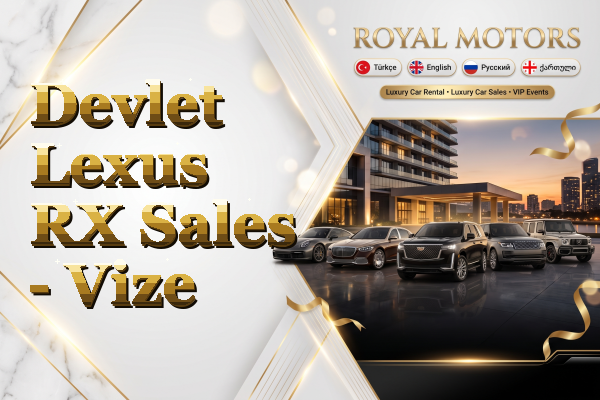 Devlet Lexus RX Sales - Vize