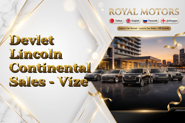 Devlet Lincoln Continental Sales - Vize