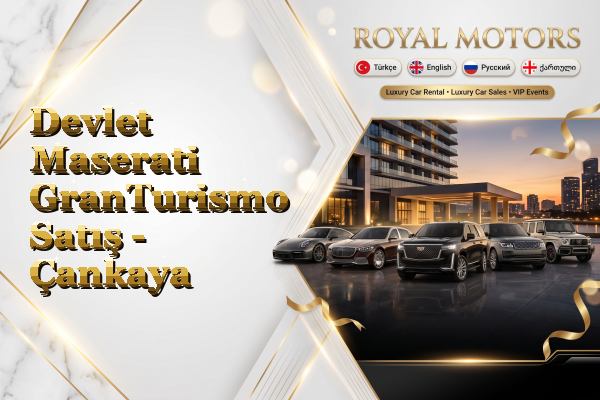 Devlet Maserati GranTurismo Satış - Çankaya