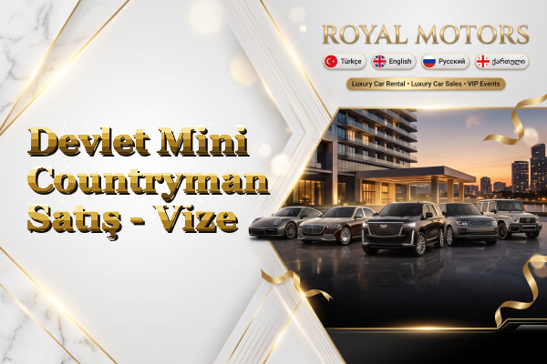 Devlet Mini Countryman Satış - Vize