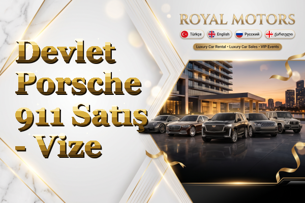 Devlet Porsche 911 Satış - Vize