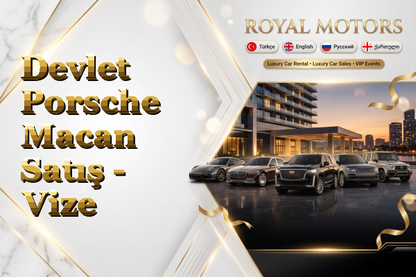 Devlet Porsche Macan Satış - Vize