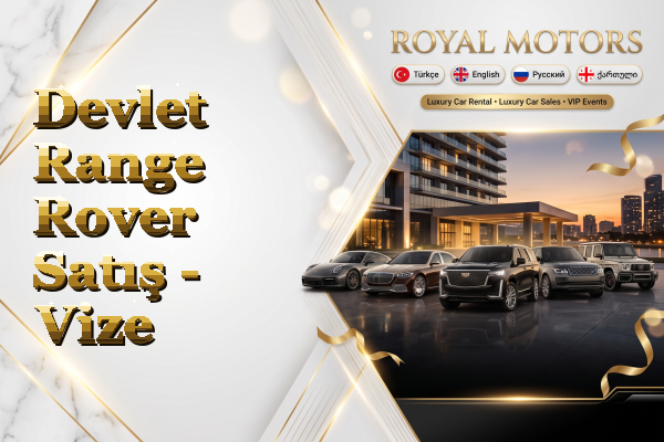 Devlet Range Rover Satış - Vize