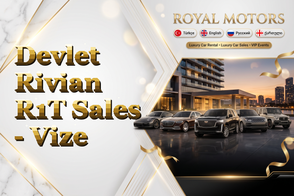 Devlet Rivian R1T Sales - Vize