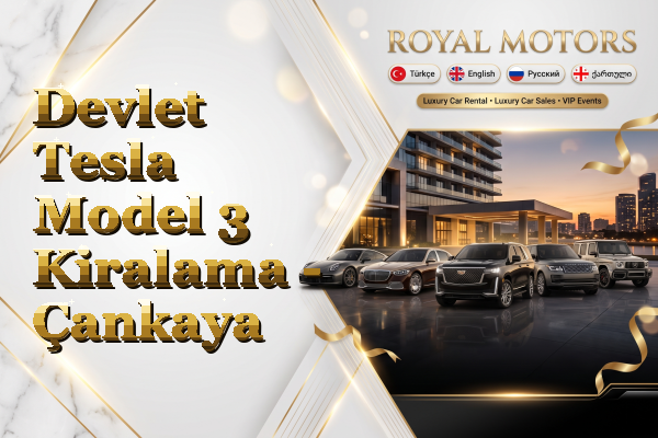 Devlet Tesla Model 3 Kiralama - Çankaya