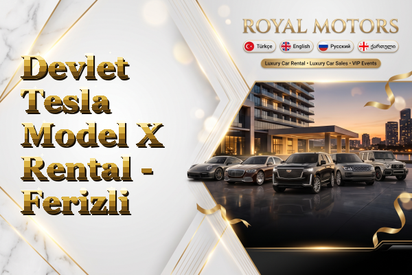 Devlet Tesla Model X Rental - Ferizli