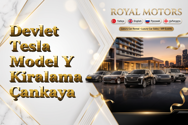 Devlet Tesla Model Y Kiralama - Çankaya