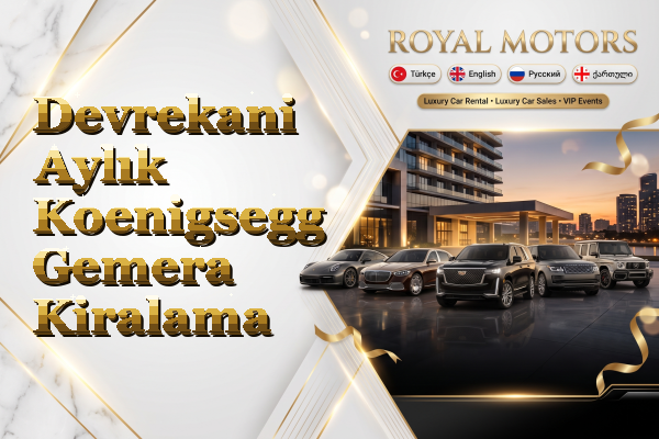 Devrekani Aylık Koenigsegg Gemera Kiralama