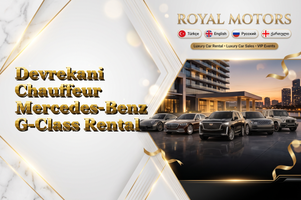 Devrekani Chauffeur Mercedes-Benz G-Class Rental