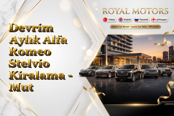 Devrim Aylık Alfa Romeo Stelvio Kiralama - Mut