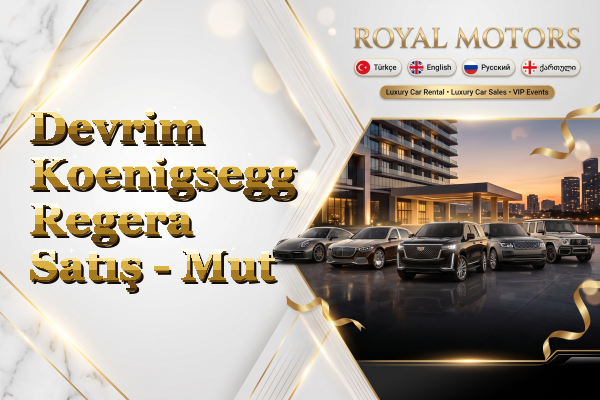 Devrim Koenigsegg Regera Satış - Mut