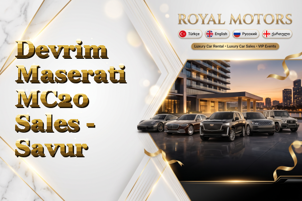 Devrim Maserati MC20 Sales - Savur