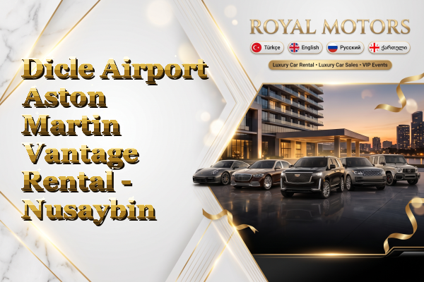 Dicle Airport Aston Martin Vantage Rental - Nusaybin