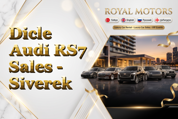 Dicle Audi RS7 Sales - Siverek