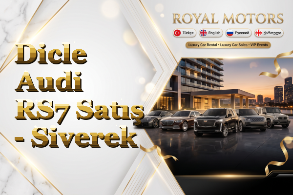 Dicle Audi RS7 Satış - Siverek