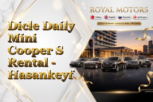 Dicle Daily Mini Cooper S Rental - Hasankeyf