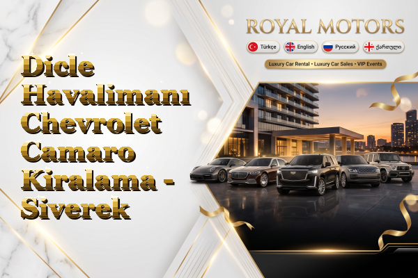 Dicle Havalimanı Chevrolet Camaro Kiralama - Siverek