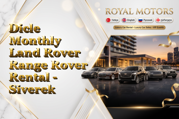 Dicle Monthly Land Rover Range Rover Rental - Siverek