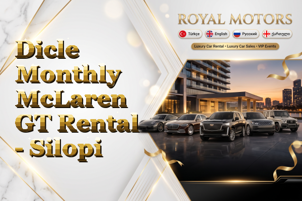 Dicle Monthly McLaren GT Rental - Silopi