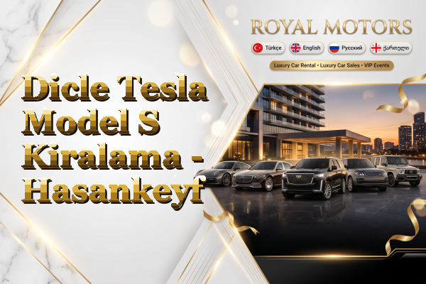 Dicle Tesla Model S Kiralama - Hasankeyf