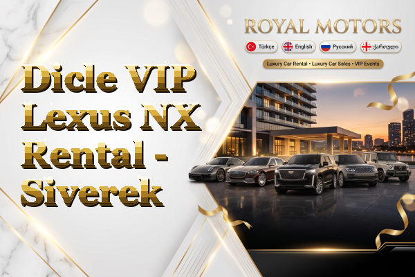 Dicle VIP Lexus NX Rental - Siverek