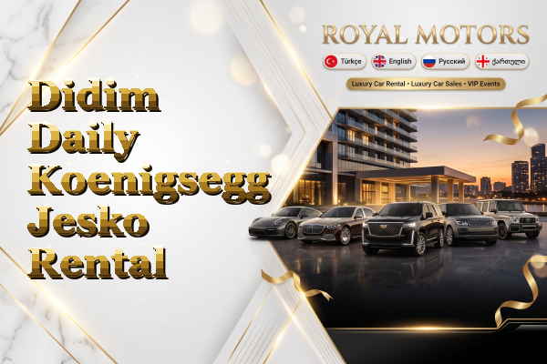 Didim Daily Koenigsegg Jesko Rental