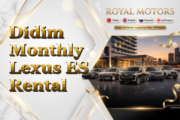 Didim Monthly Lexus ES Rental
