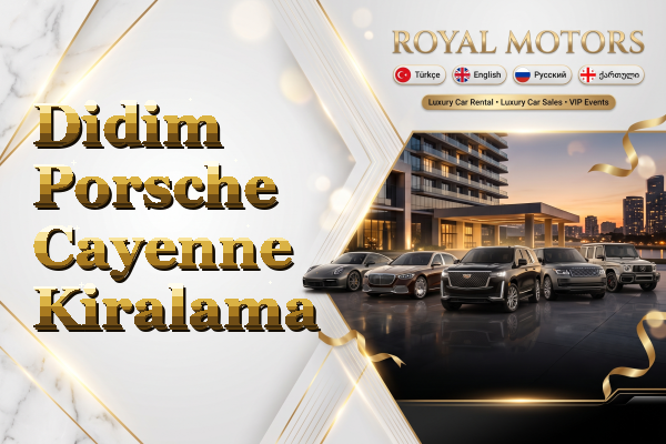 Didim Porsche Cayenne Kiralama