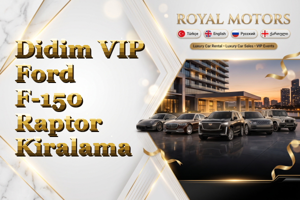 Didim VIP Ford F-150 Raptor Kiralama