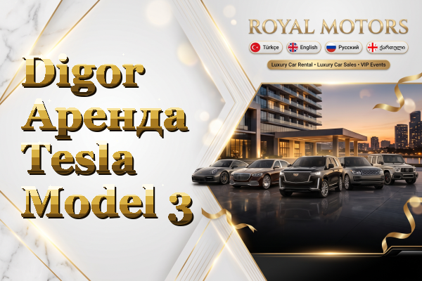 Digor Аренда Tesla Model 3