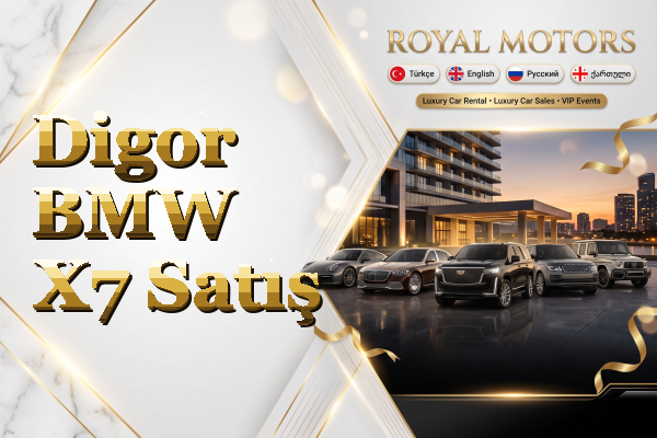 Digor BMW X7 Satış