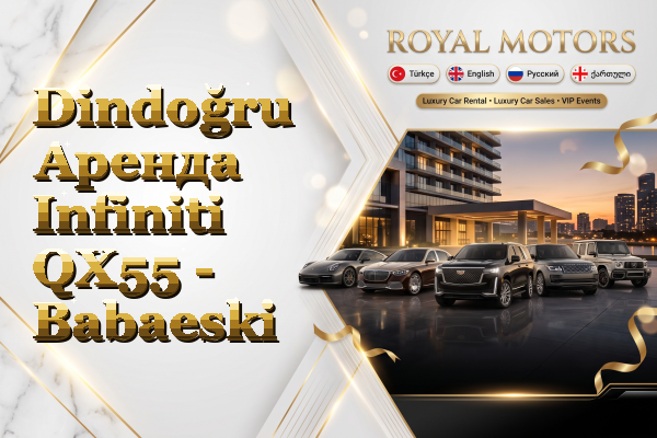 Dindoğru Аренда Infiniti QX55 - Babaeski