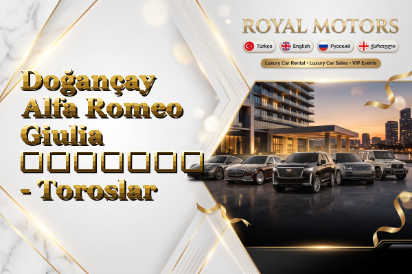 Doğançay Alfa Romeo Giulia გაყიდვა - Toroslar