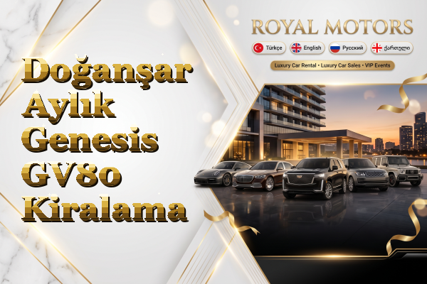 Doğanşar Aylık Genesis GV80 Kiralama