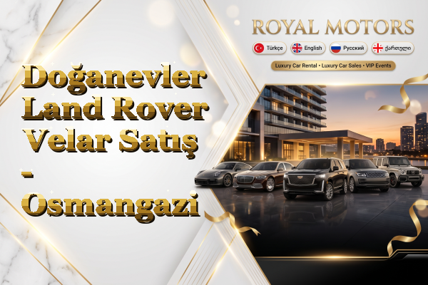 Doğanevler Land Rover Velar Satış - Osmangazi
