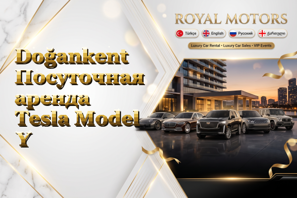 Doğankent Посуточная аренда Tesla Model Y
