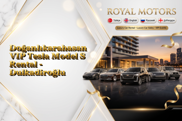 Doğanlıkarahasan VIP Tesla Model S Rental - Dulkadiroğlu