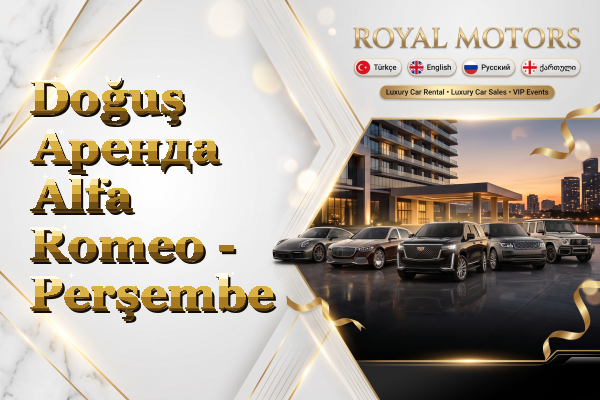 Doğuş Аренда Alfa Romeo - Perşembe