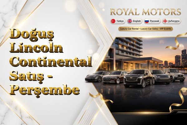 Doğuş Lincoln Continental Satış - Perşembe