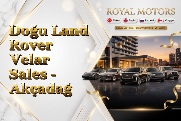 Doğu Land Rover Velar Sales - Akçadağ