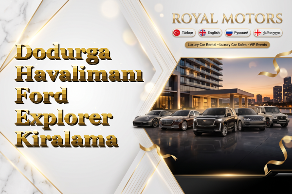 Dodurga Havalimanı Ford Explorer Kiralama