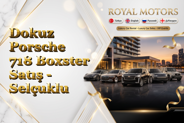 Dokuz Porsche 718 Boxster Satış - Selçuklu