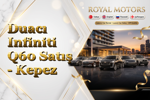 Duacı Infiniti Q60 Satış - Kepez