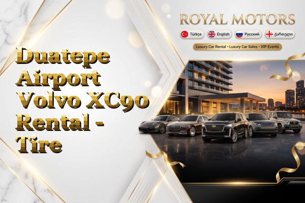 Duatepe Airport Volvo XC90 Rental - Tire