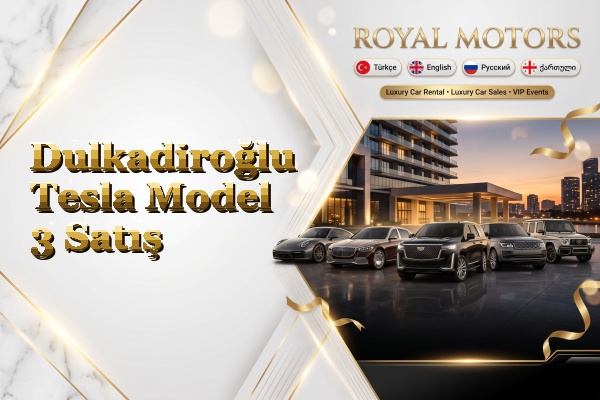Dulkadiroğlu Tesla Model 3 Satış
