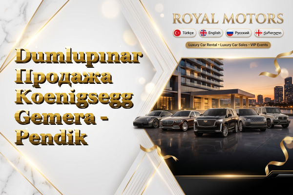 Dumlupınar Продажа Koenigsegg Gemera - Pendik