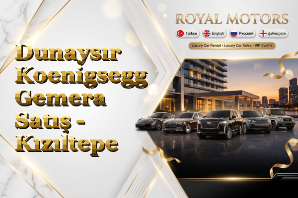 Dunaysır Koenigsegg Gemera Satış - Kızıltepe