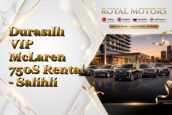 Durasıllı VIP McLaren 750S Rental - Salihli