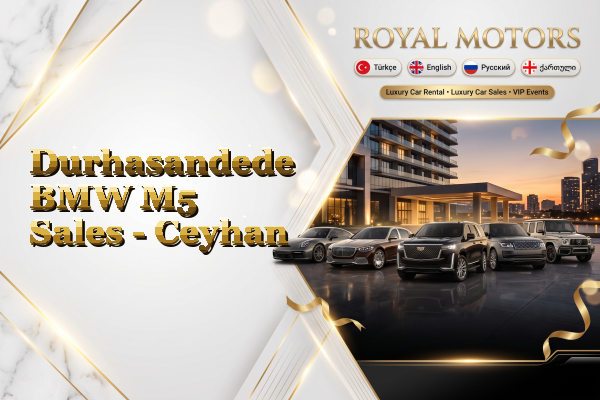 Durhasandede BMW M5 Sales - Ceyhan