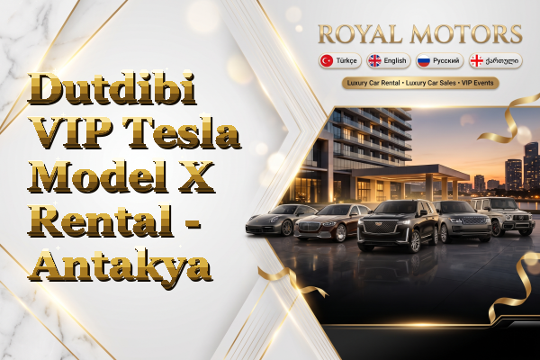 Dutdibi VIP Tesla Model X Rental - Antakya